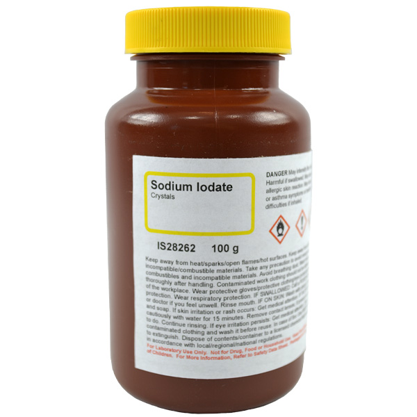 Sodium Iodate Crystals, 100g