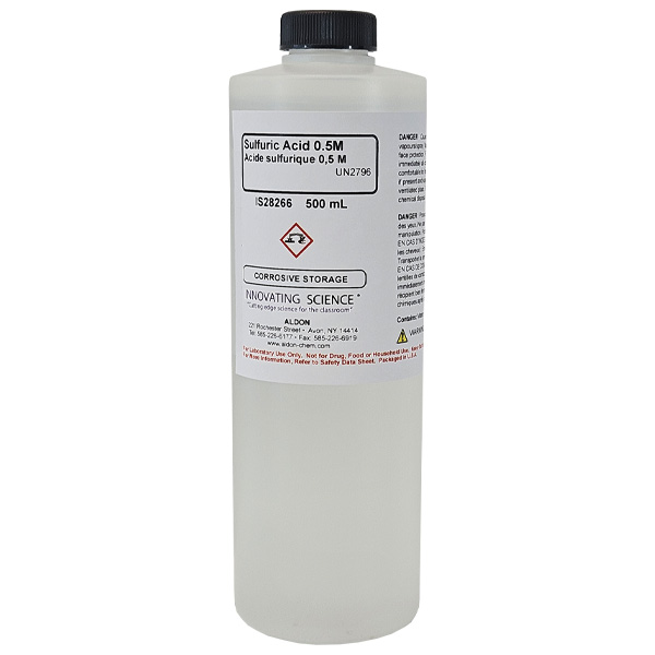 Sulfuric Acid 1N (0.5M) Solution, 500mL