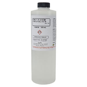 Sulfuric Acid 1N (0.5M) Solution, 500mL