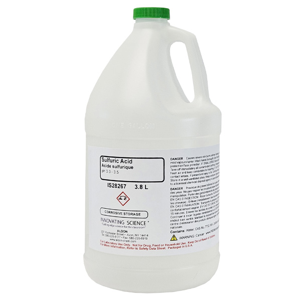 Sulfuric Acid 0.0001%, pH 3 - 3.5, 3.8L