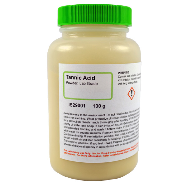 Tannic Acid Powder, Lab Grade, 100g