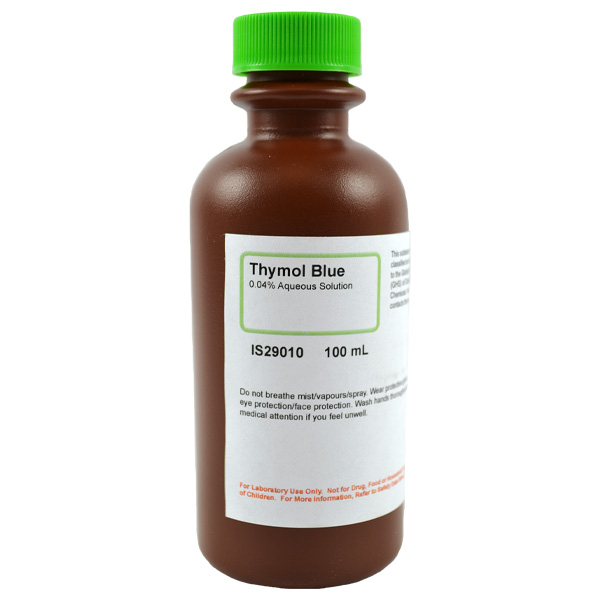Thymol Blue 0.04% Aqueous Solution, 100mL