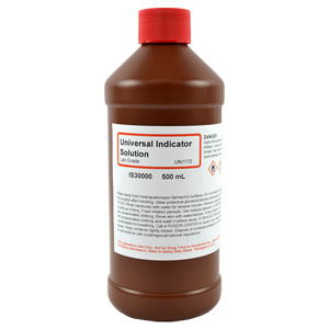 Universal Indicator Solution, Lab Grade, 500mL
