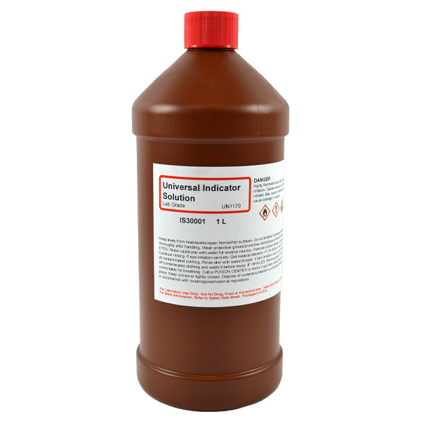 Universal Indicator Solution, Lab Grade, 1L