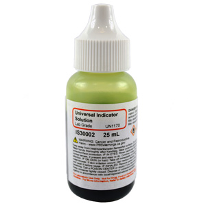 Universal Indicator Solution, Lab Grade, 25mL