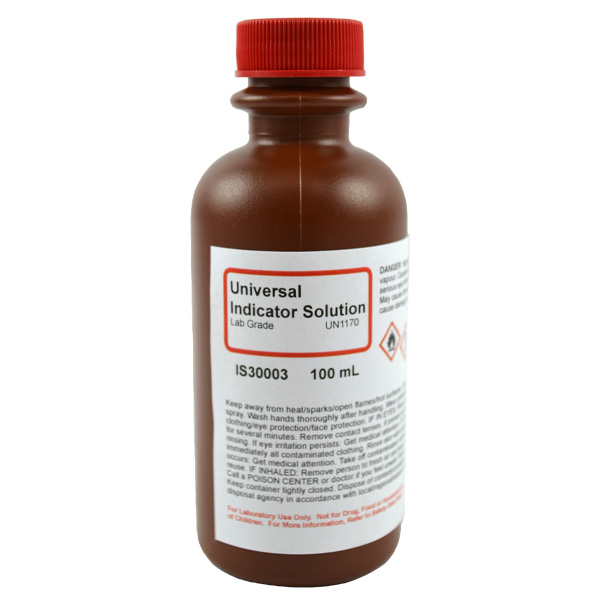 Universal Indicator Solution, Lab Grade, 100mL