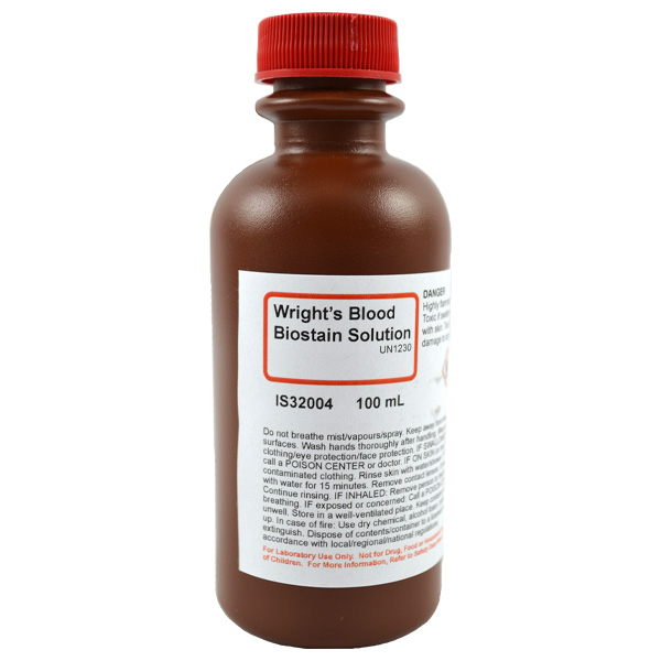 Wright's Blood Stain, Biological Solution, 100mL