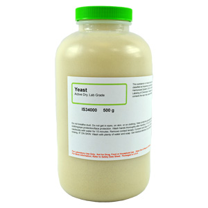 Yeast, Active Dry, Lab Grade, 500g