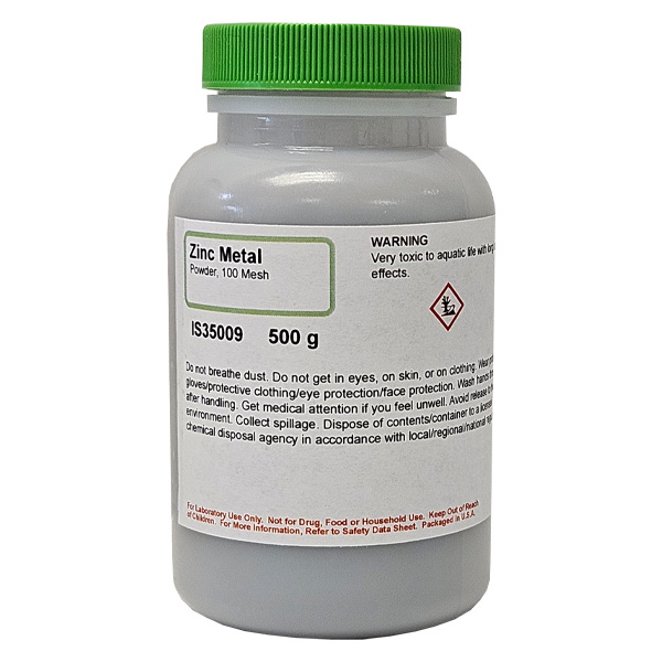 Zinc Metal Powder, Reagent Grade, 500g