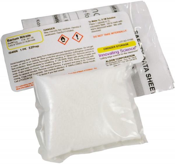 Barium Nitrate EZ-prep 1 pack to make 1 liter 0.1M solution