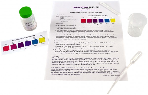 Red Cabbage Juice pH Indicator