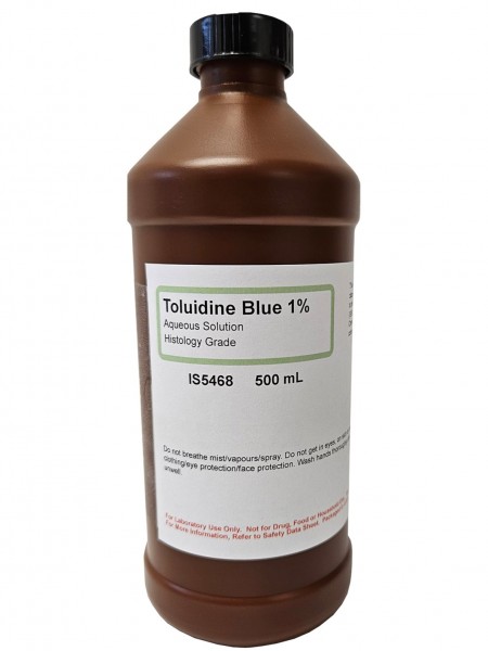Toluidine O, 1% Aqueous (Histology Grade), 500 mL