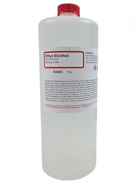 Ethyl Alcohol, 95% Denatured (Histology Grade), 1 L