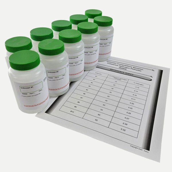 Unknown Compositions Sample Set - Potassium Hydrogen Phthalate