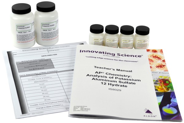 Analysis of Potassium Aluminum Sulfate 12 Hydrate AP Chem Kit